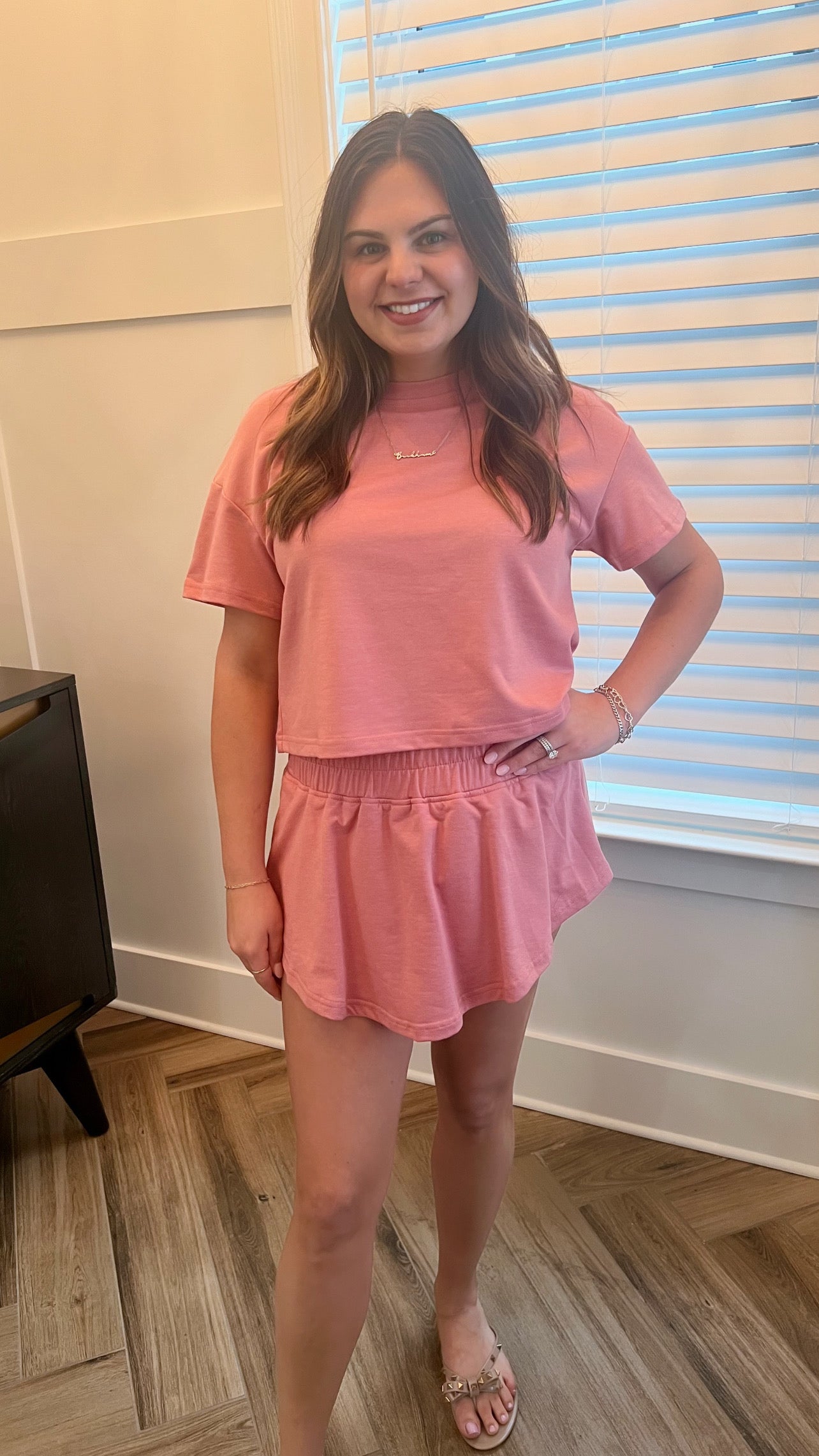 Pink Skort Matching Set