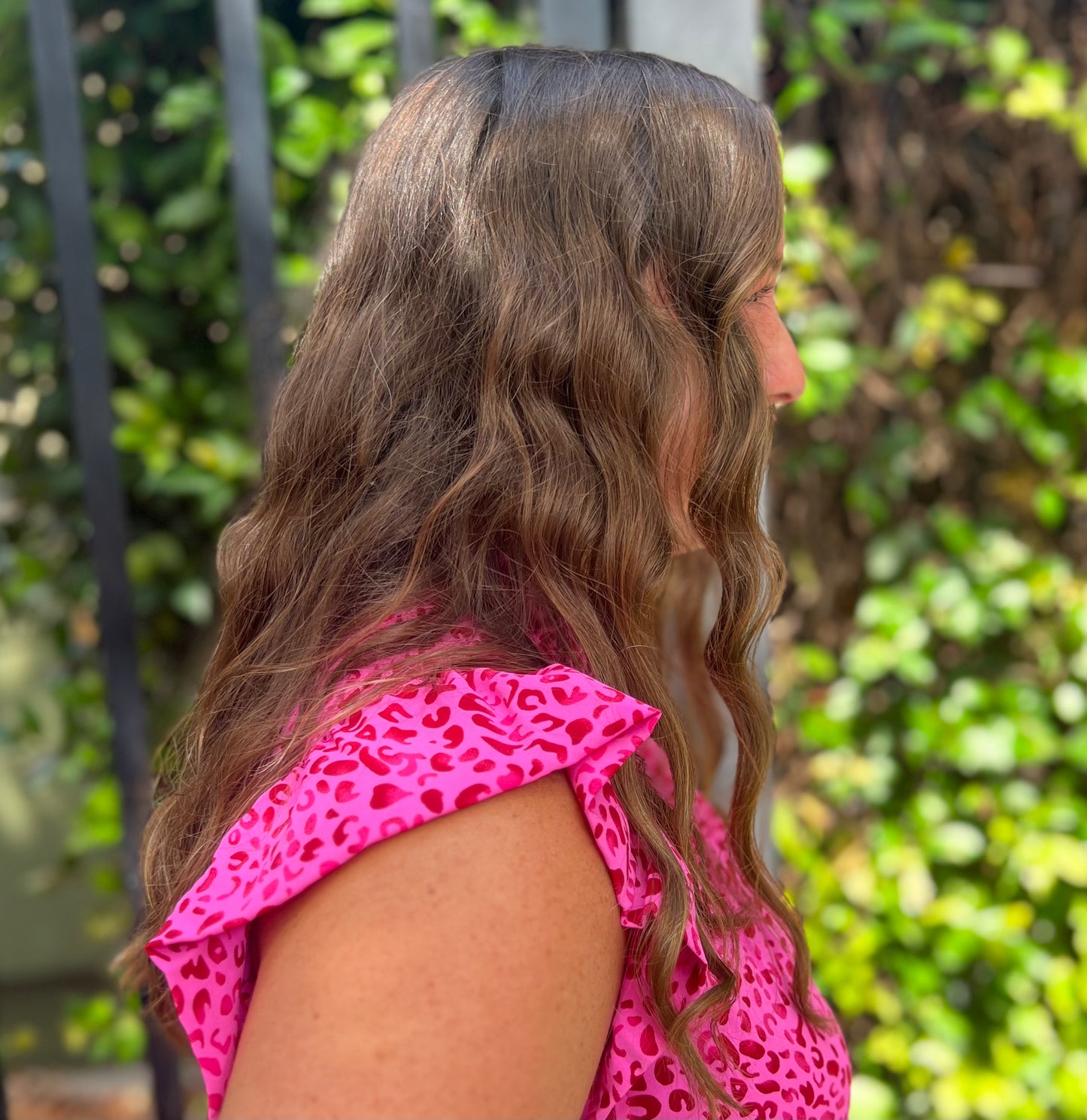 Pink Cheetah Print Maxi