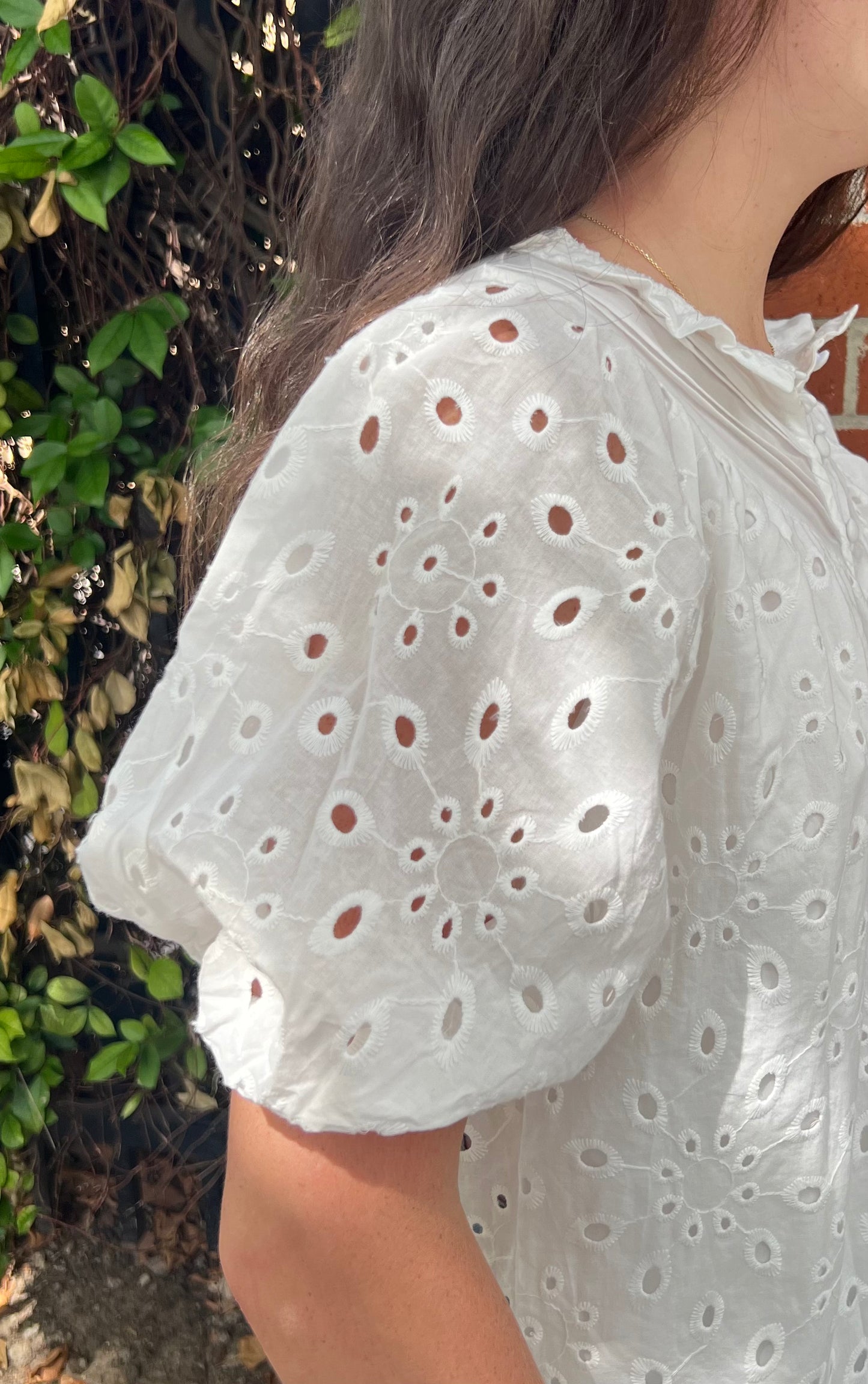 Clara Eyelet Top