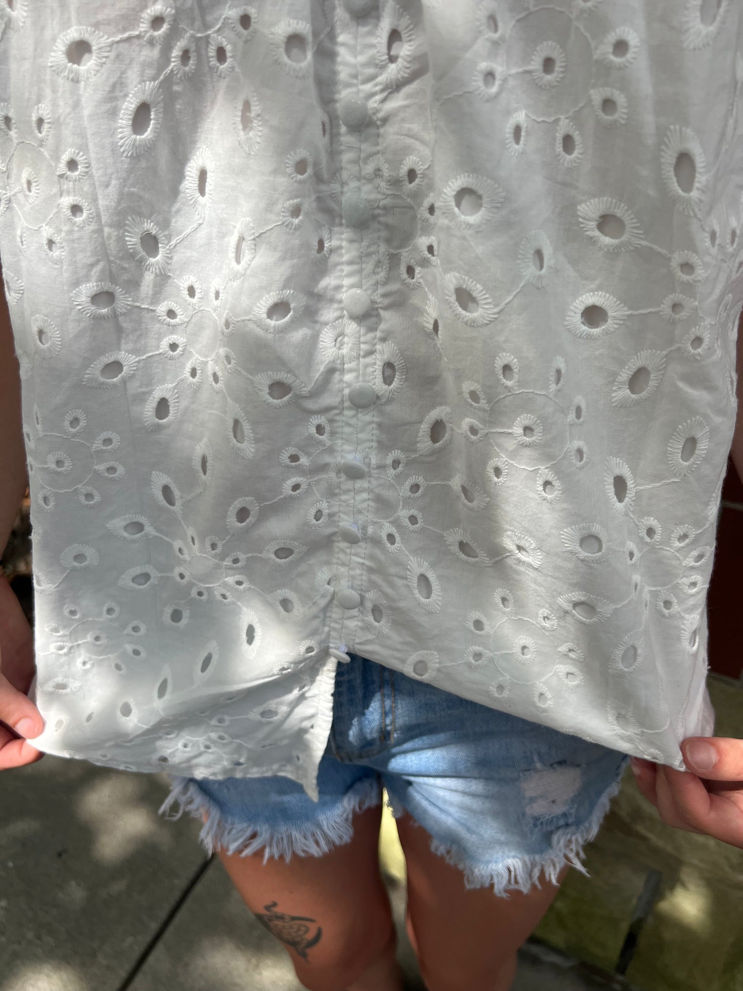 Clara Eyelet Top