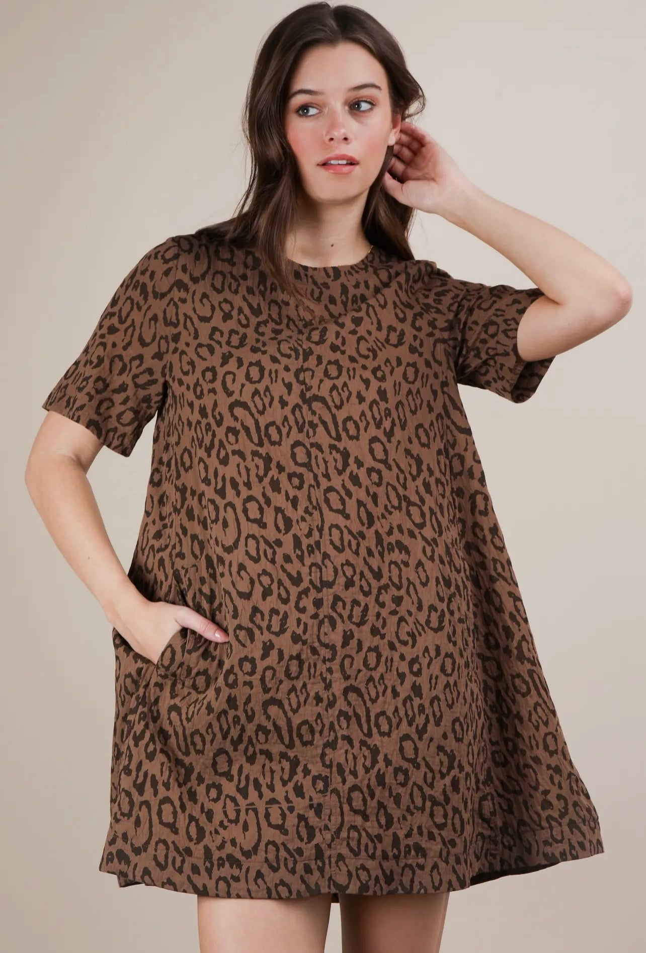 Cheetah Dress in Curves