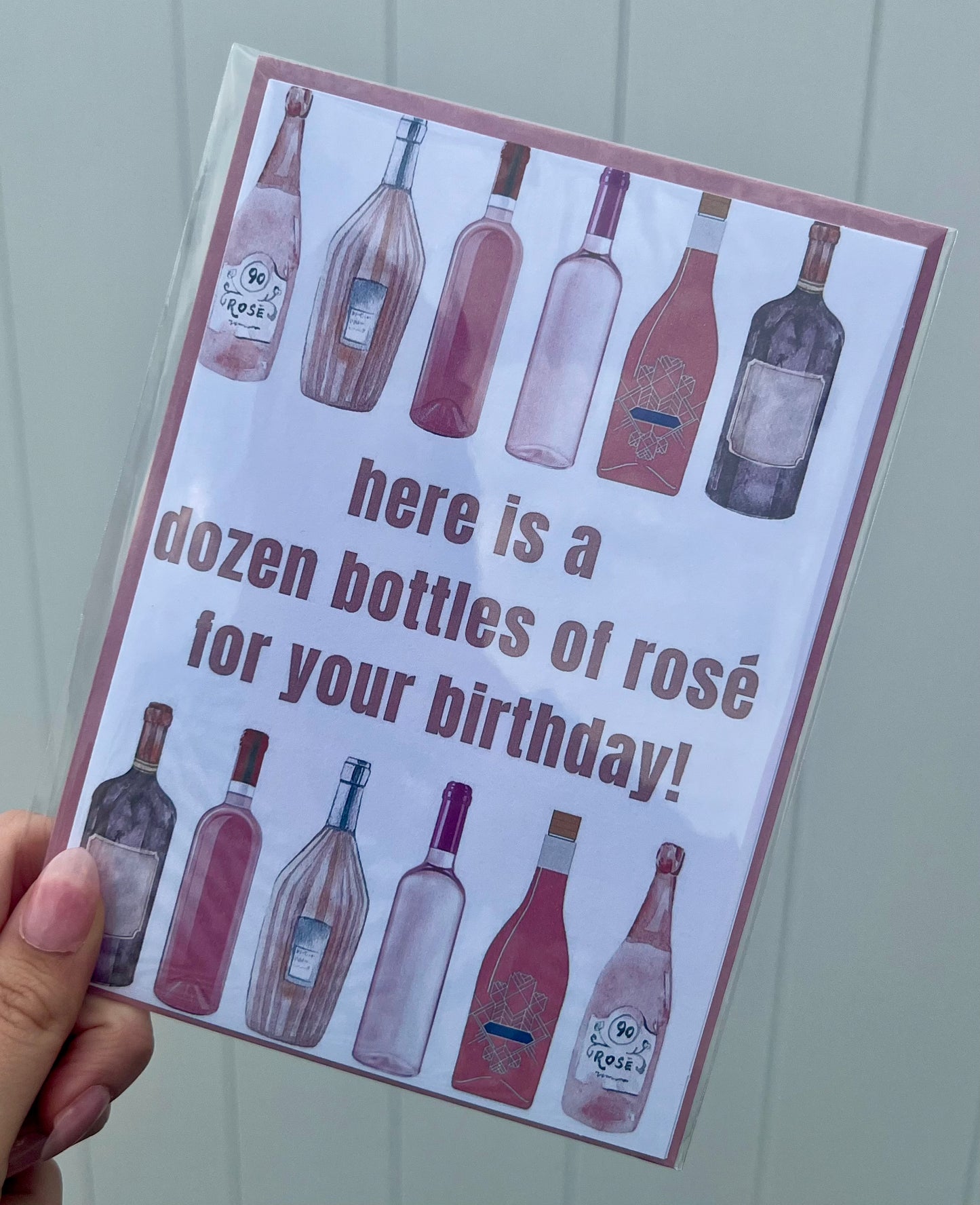 Happy Birthday Rose Greeting Card
