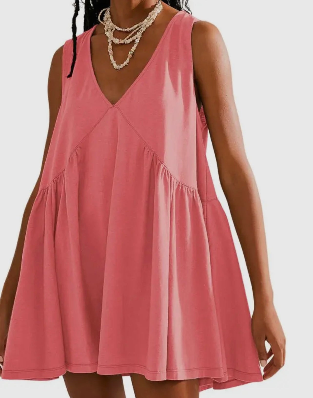 Red Sleeveless Dress