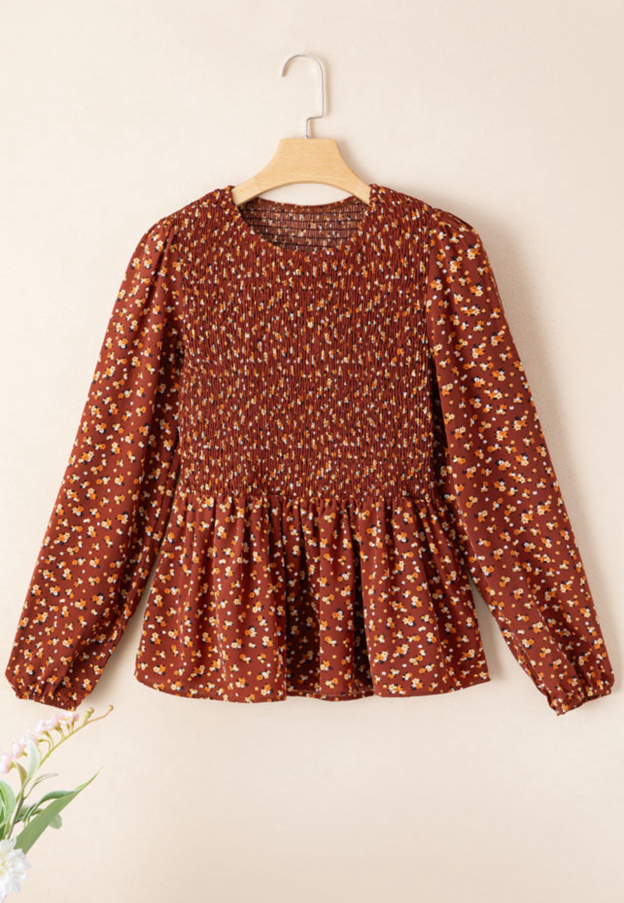 Kate Ruffled Peplum Blouse