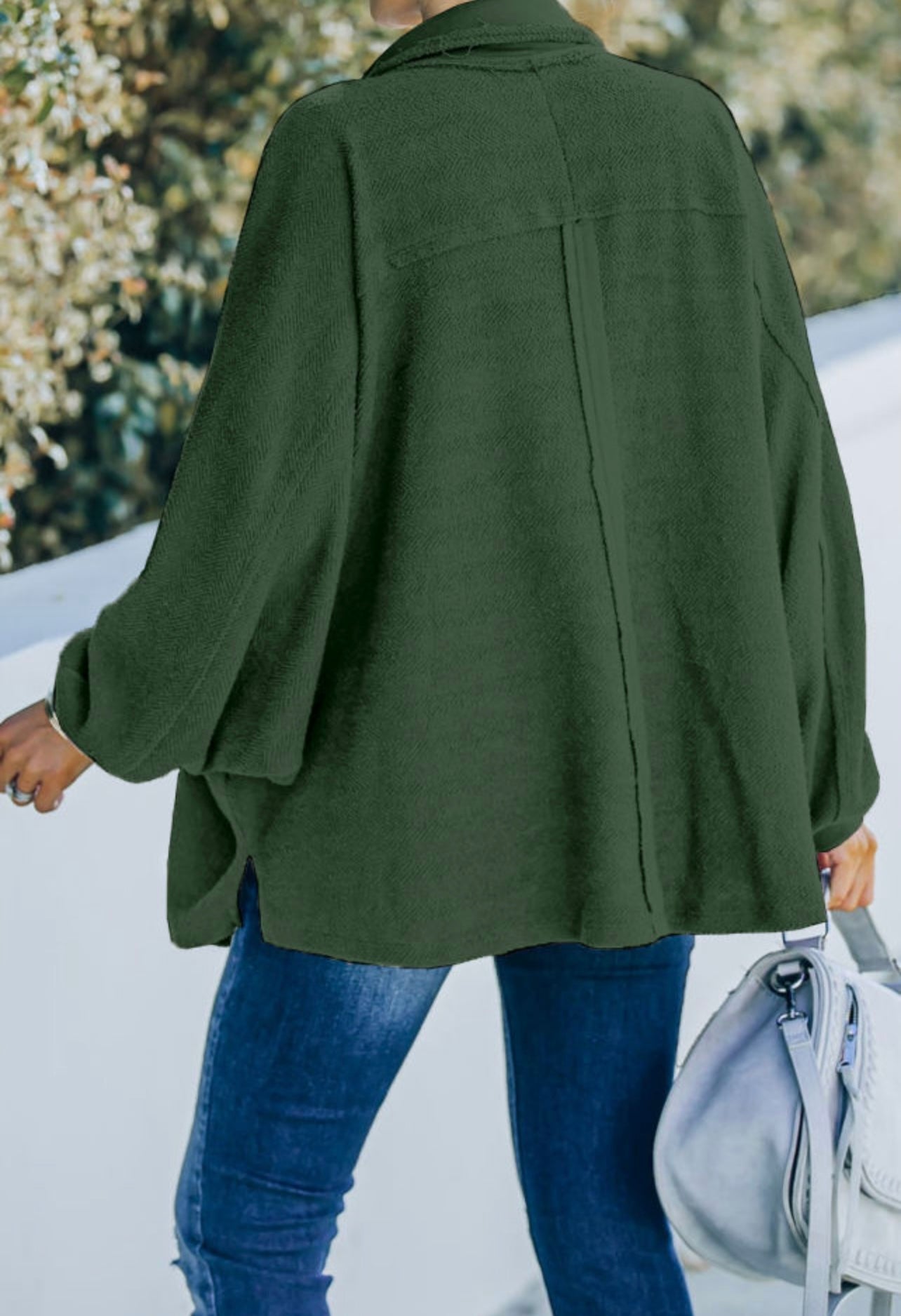 Ellen Tattered top in Green