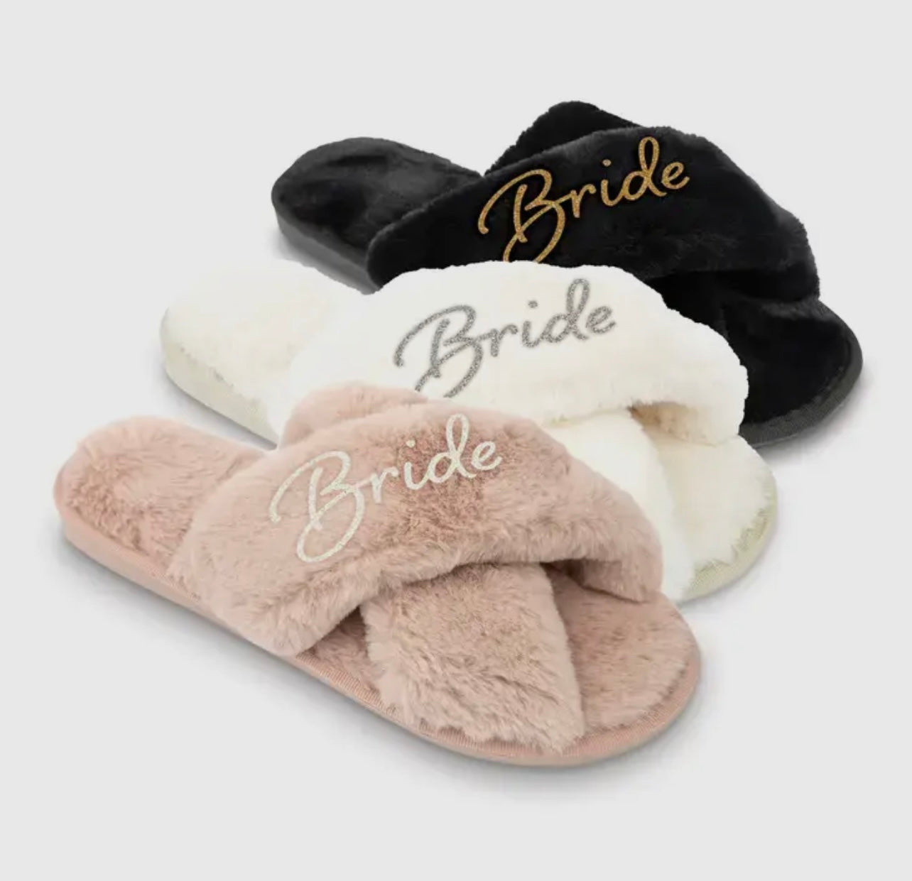 Pink Bride Slippers