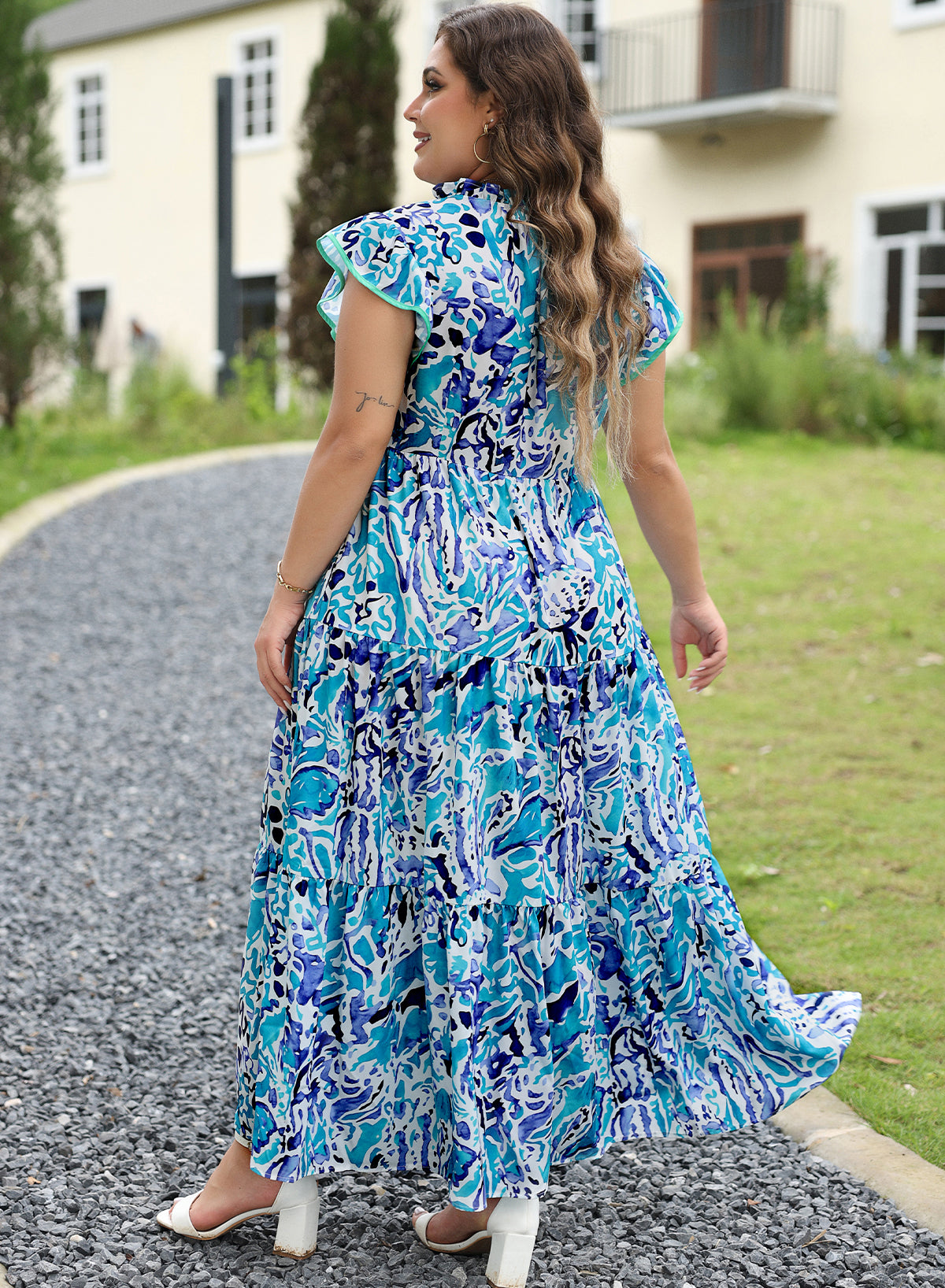 Oakley Maxi Dress in Curves