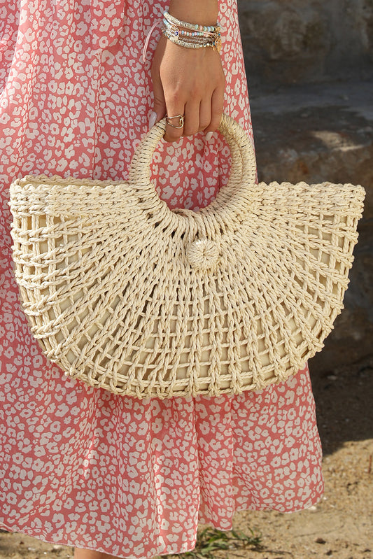 Callie Woven Tote Handbag