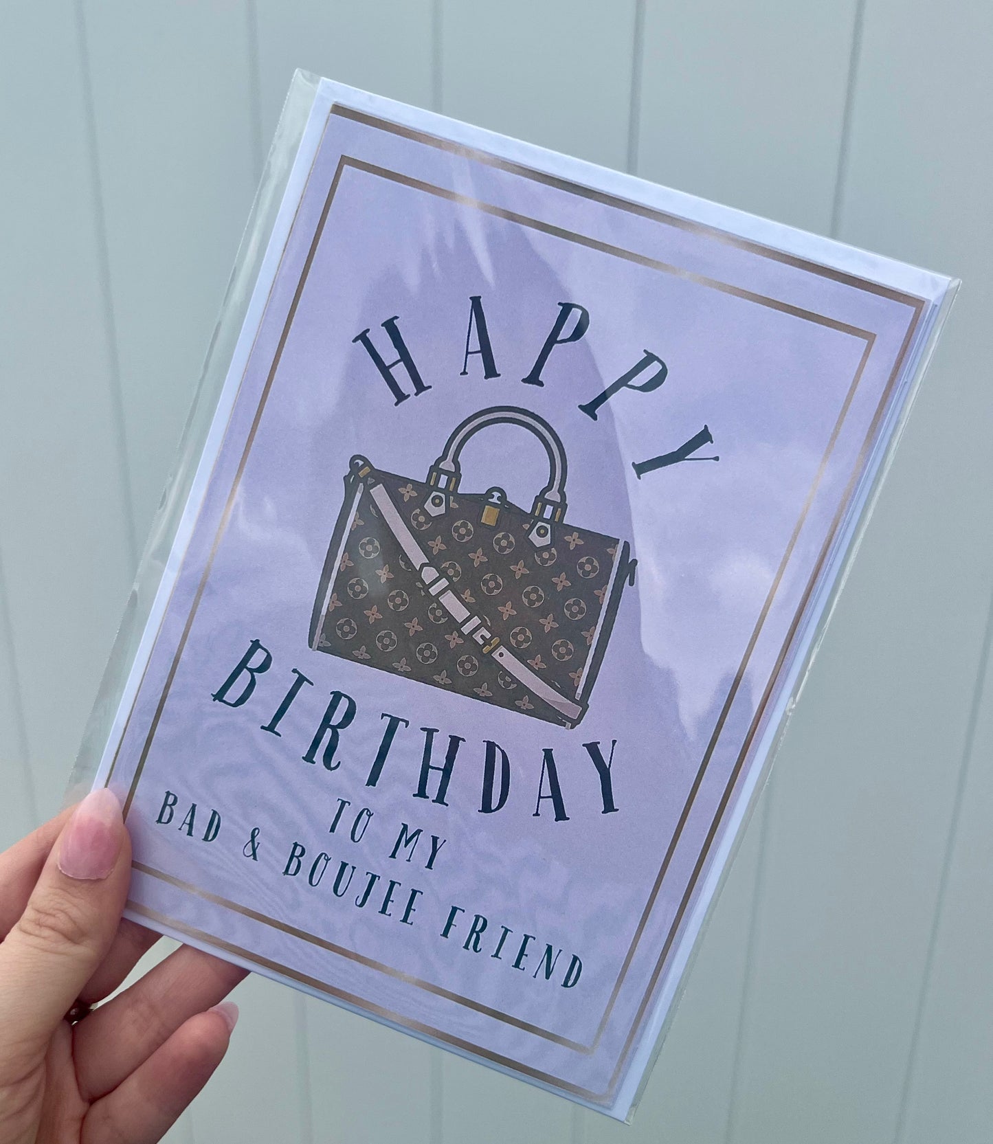 Happy Birthday Bad & Boujee Greeting Card