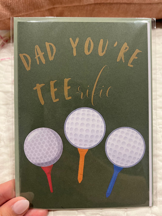 Tee-rific Dad Card
