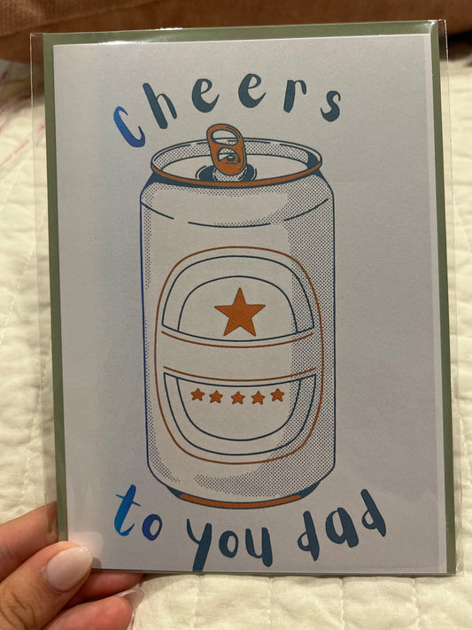 Cheers to Dad Card