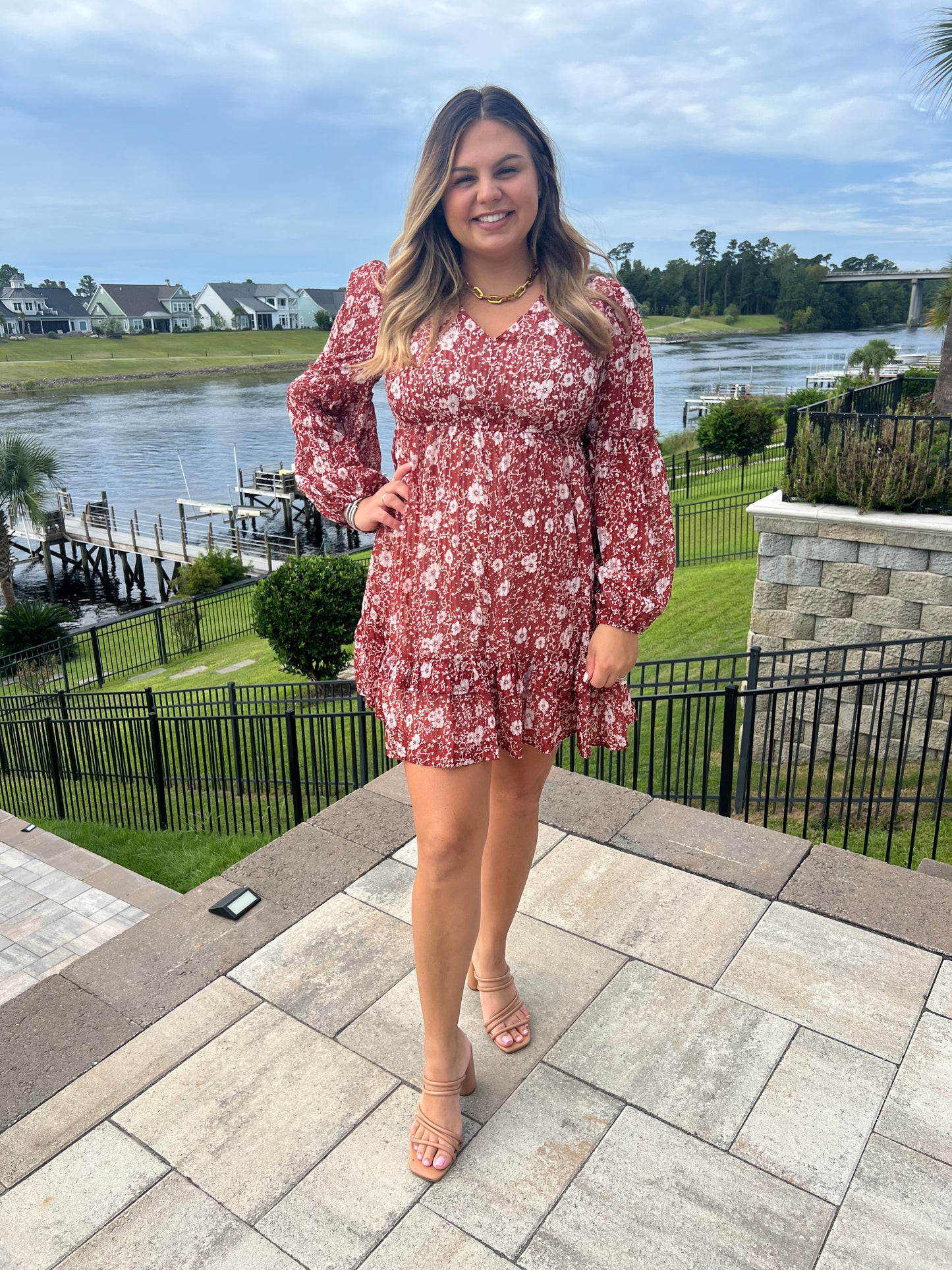 Kelsey Boho Floral Dress