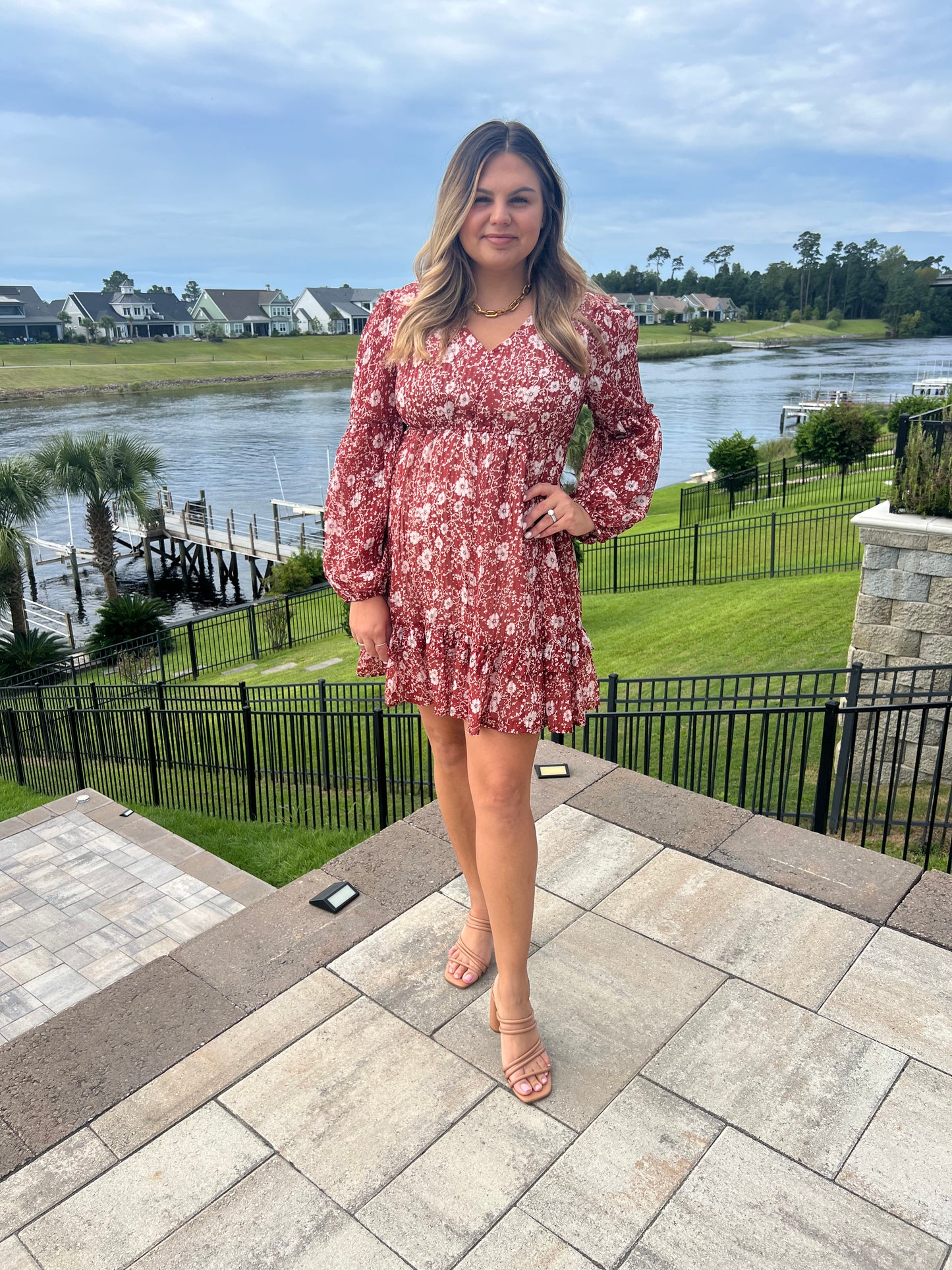 Kelsey Boho Floral Dress