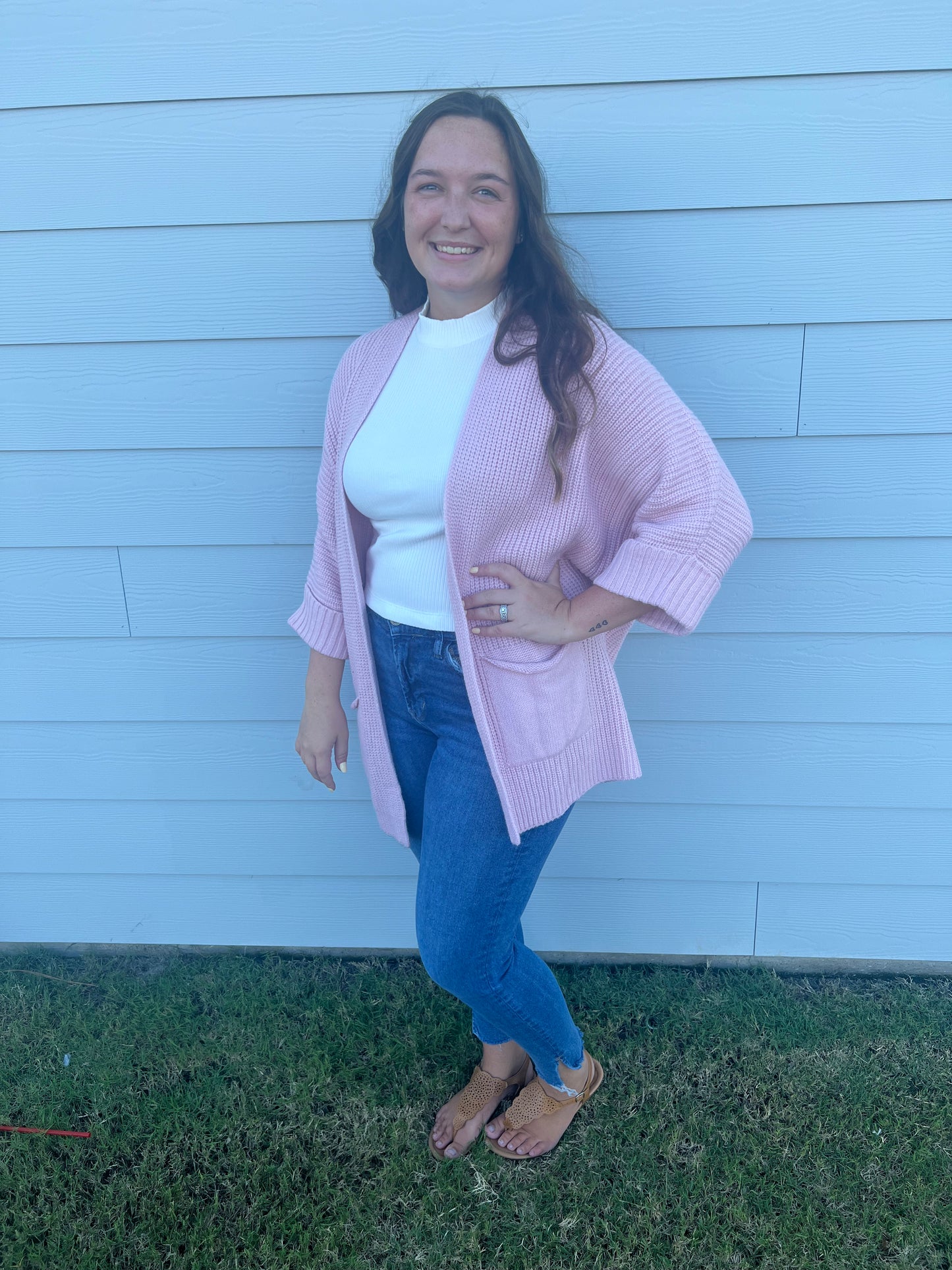 Hazel Pink Cardigan