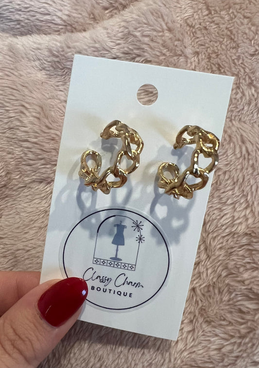 Gold Chain Earrings