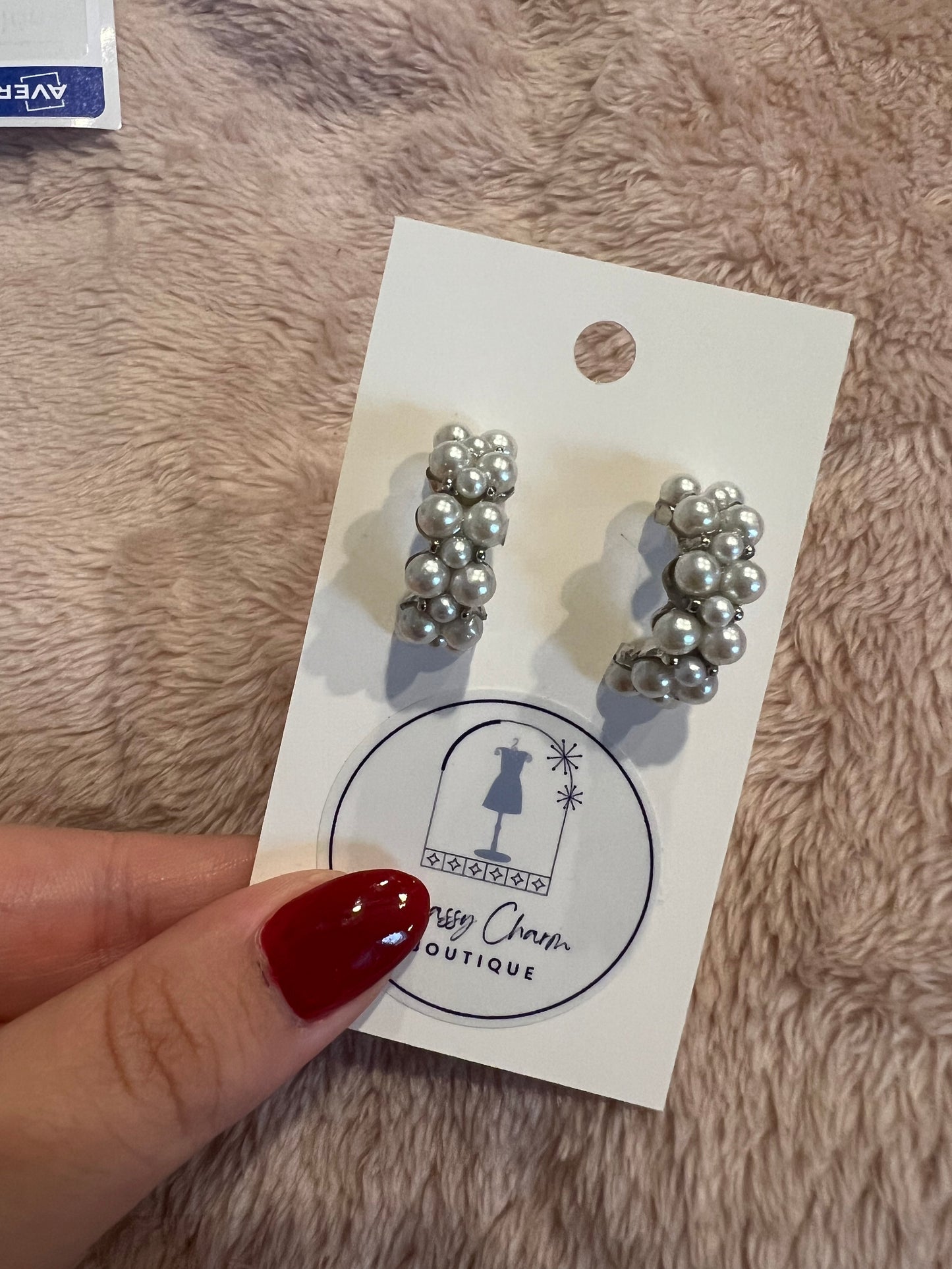 Silver Pearl Earrings