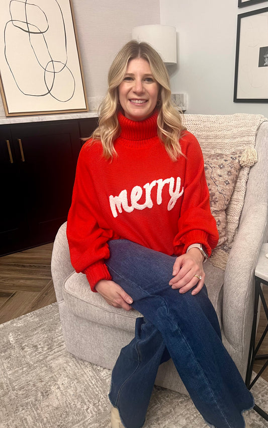 Red Merry Sweater