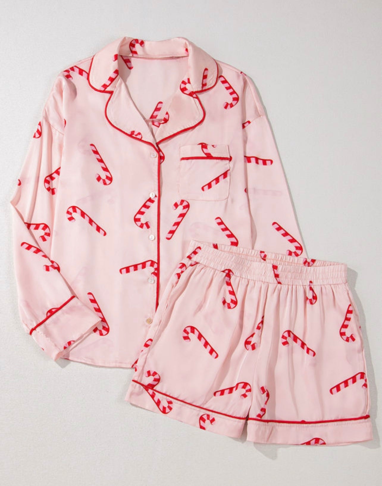 Candy Cane PJ's in Pink