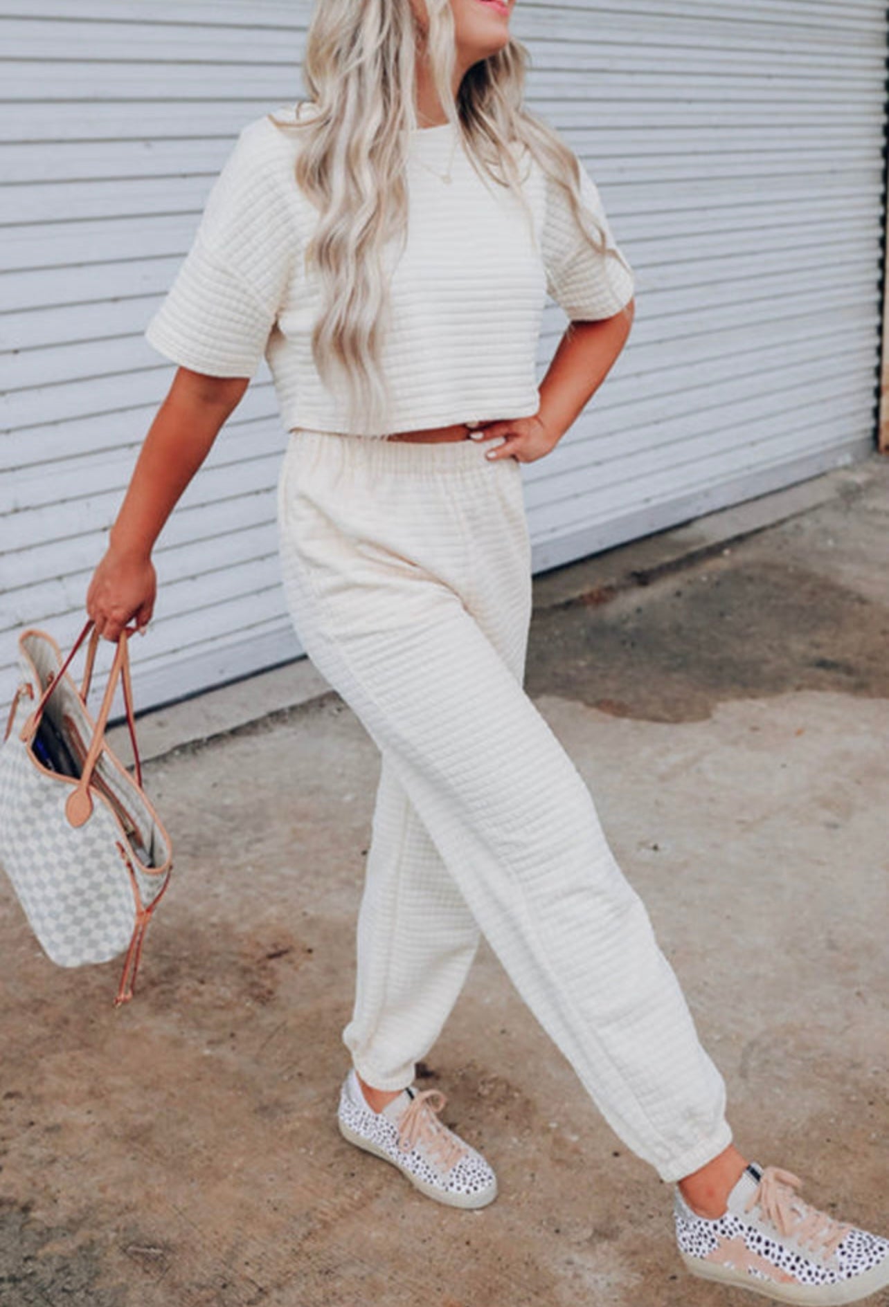White Matching Set