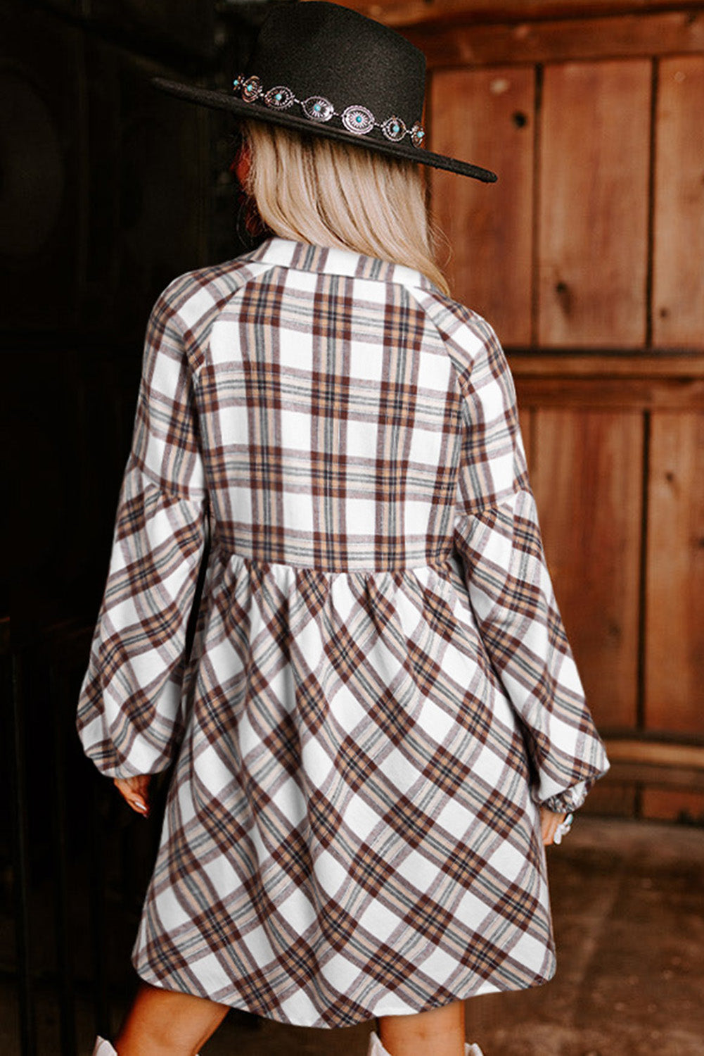 Carson Plaid Dress